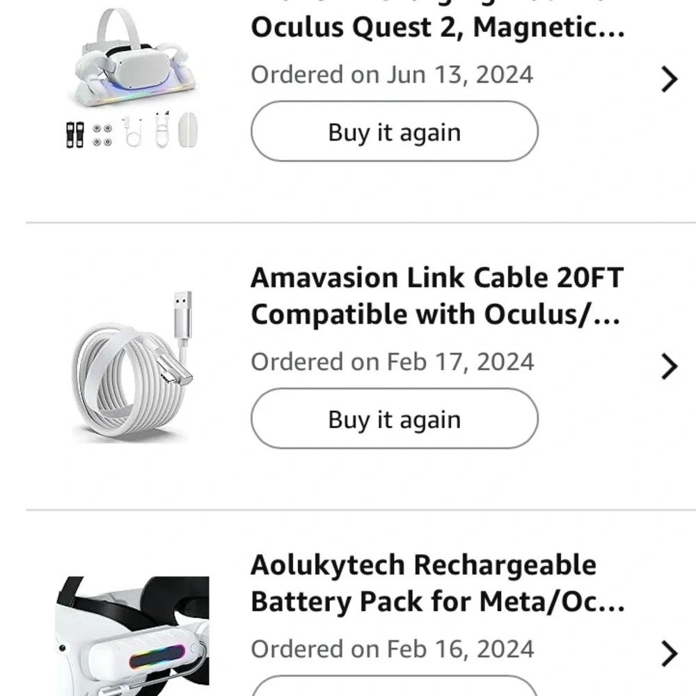 Oculus White VR Headset with Controllers